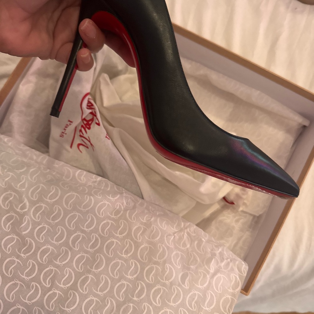 Christian Louboutin Black Stilettos with Red Soles